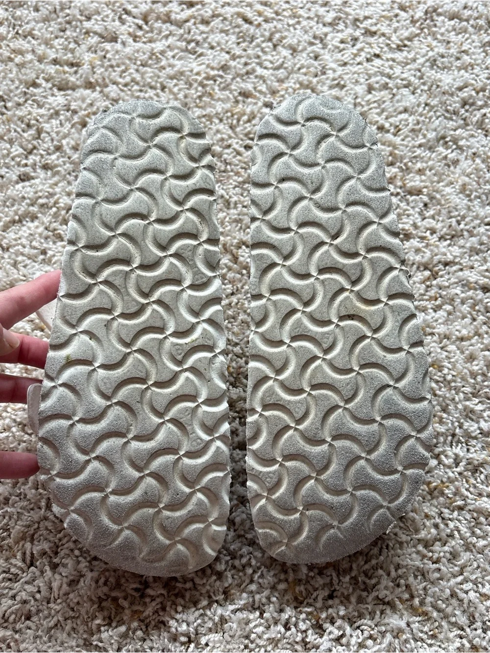 Birkenstock Papillio Arizona Flex White Platform Slides Sandals Sz 36